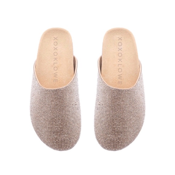 Size 6 Rhinestone Embellished Glam Mule Slides - Picture 7 of 10